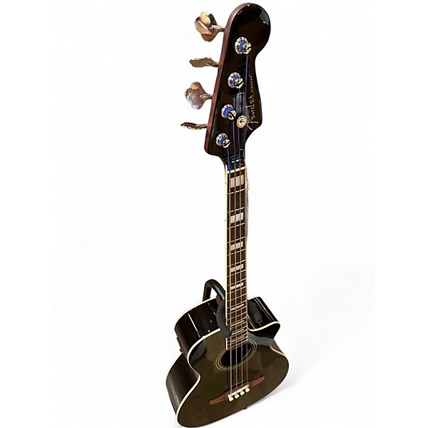 Used Fender KINGMAN Black Acoustic Bass Guitar