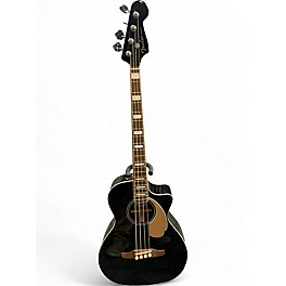 Used Fender Kingman 4-String Black Acoustic Bass Guitar
