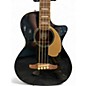 Used Fender Kingman 4-String Black Acoustic Bass Guitar