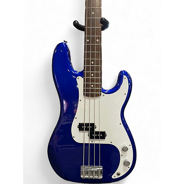 Used Squier P-BASS Blue Electric Bass Guitar