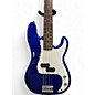 Used Squier P-BASS Blue Electric Bass Guitar