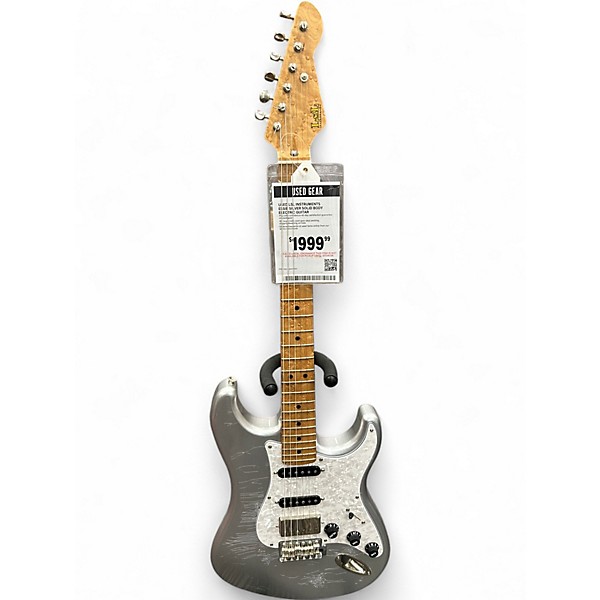 Used LsL Instruments ESSIE Silver Solid Body Electric Guitar