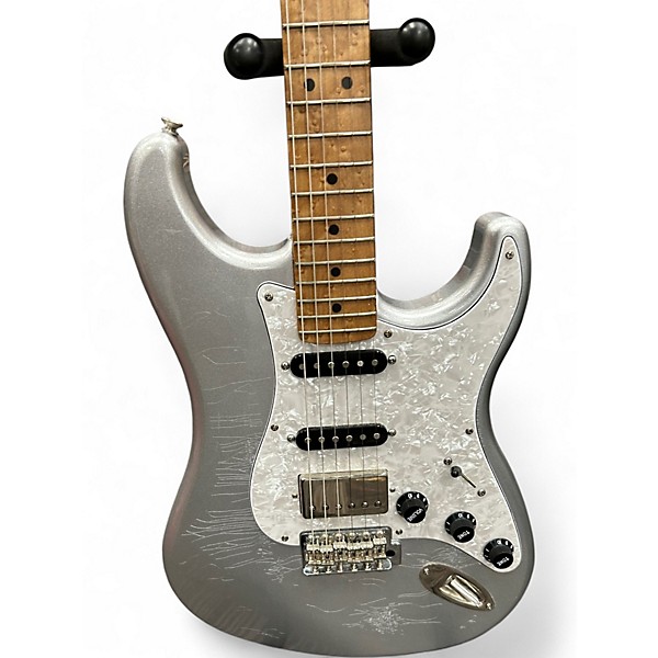 Used LsL Instruments ESSIE Silver Solid Body Electric Guitar