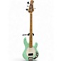 Used Sterling by Music Man Ray4 Mint Green Electric Bass Guitar thumbnail