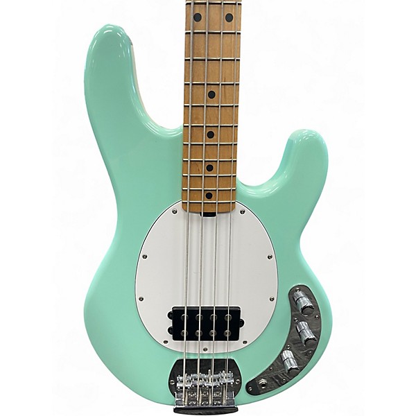 Used Sterling by Music Man Ray4 Mint Green Electric Bass Guitar