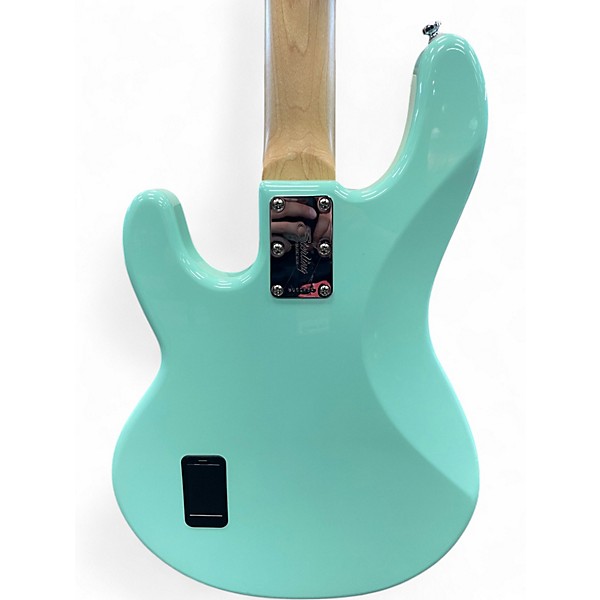 Used Sterling by Music Man Ray4 Mint Green Electric Bass Guitar