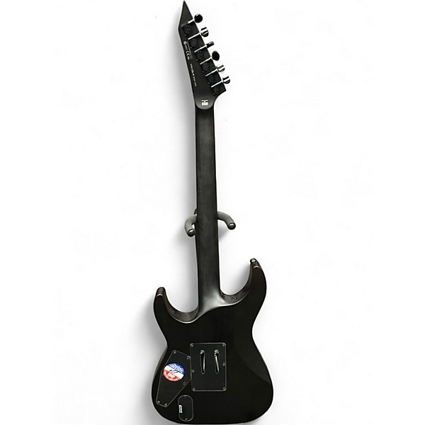 Used ESP LTD MH350fm Black Solid Body Electric Guitar