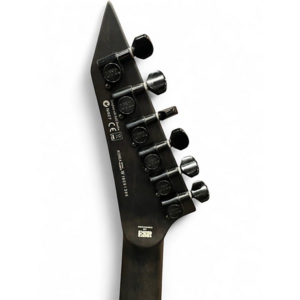 Used ESP LTD MH350fm Black Solid Body Electric Guitar