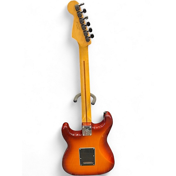 Used 2018 Fender PLAYER STRATOCASTER PLUS TOP Tobacco Sunburst Solid Body Electric Guitar