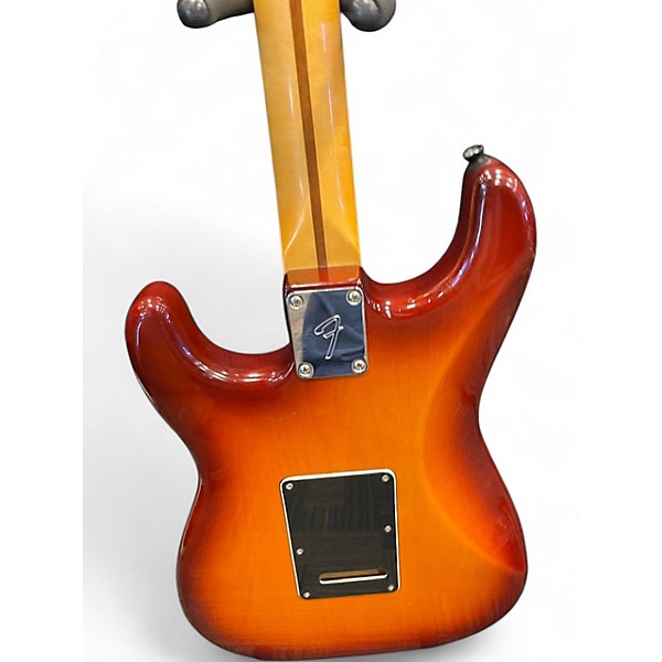 Used 2018 Fender PLAYER STRATOCASTER PLUS TOP Tobacco Sunburst Solid Body Electric Guitar