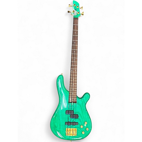 Used Fernandes FRB90 Metallic Green Electric Bass Guitar