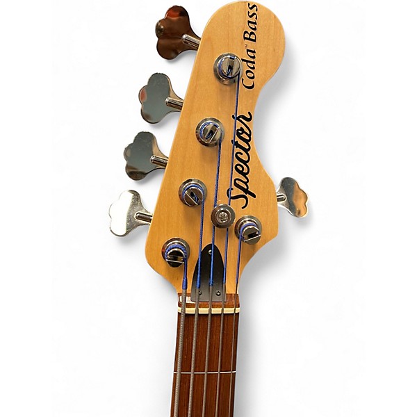 Used Spector Coda5 DLX XL Trans Purple Electric Bass Guitar