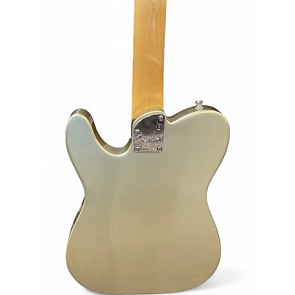 Used Fender American Elite Thinline Telecaster Shoreline Gold Hollow Body Electric Guitar