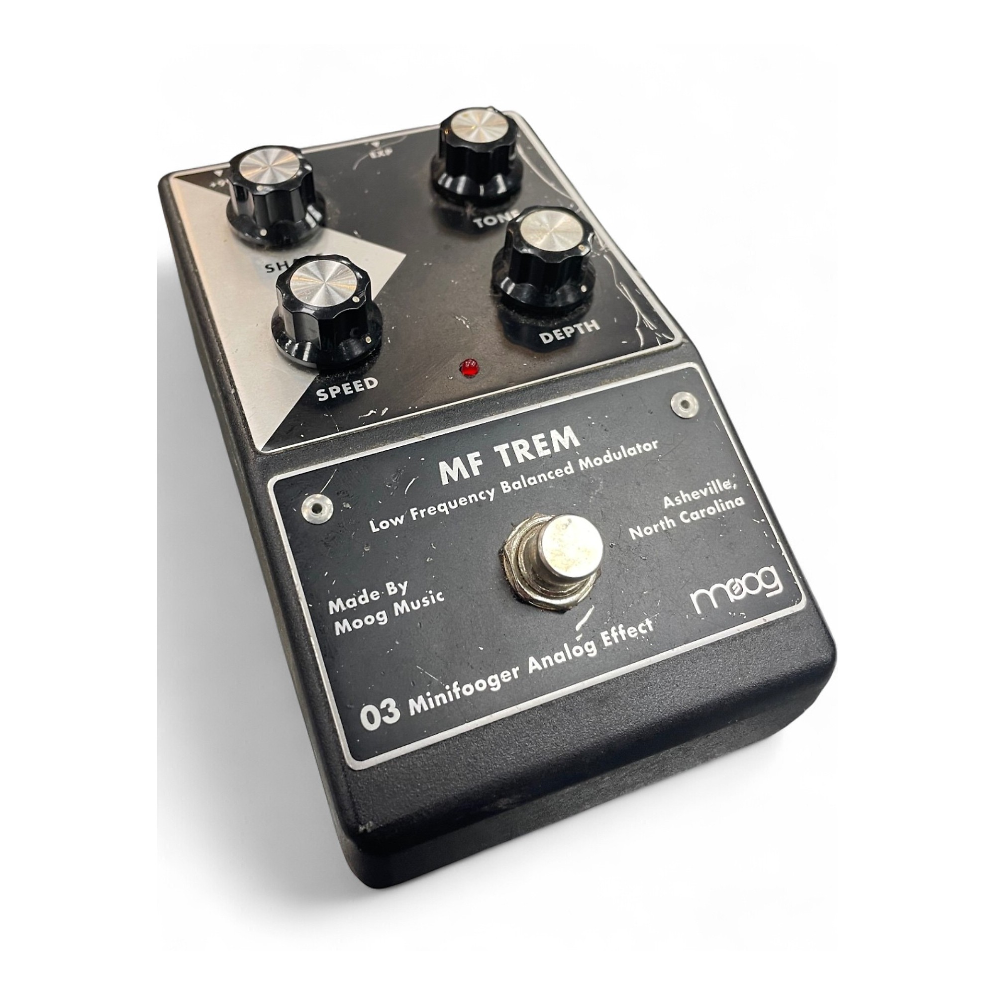 Moog MF TREM minifooger tremoloトレモロ アナログ Used Moog Minifooger MF Trem Effect Pedal | Guitar Center