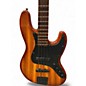 Used Schecter Guitar Research J-4 Exotic Vintage Sunburst Electric Bass Guitar