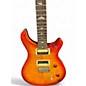 Used PRS SE Custom 24 Flamed Orange Burst Solid Body Electric Guitar
