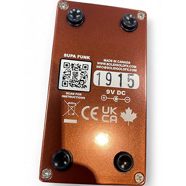 Used Solid Gold Fx supa funk Effect Pedal
