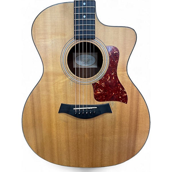 Used Taylor 114CE Natural Acoustic Electric Guitar
