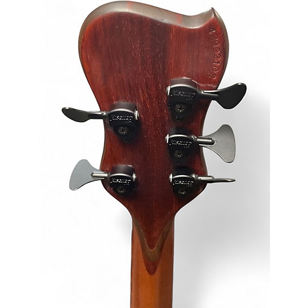 Used Pete Hilton WORKHORSE Natural Electric Bass Guitar