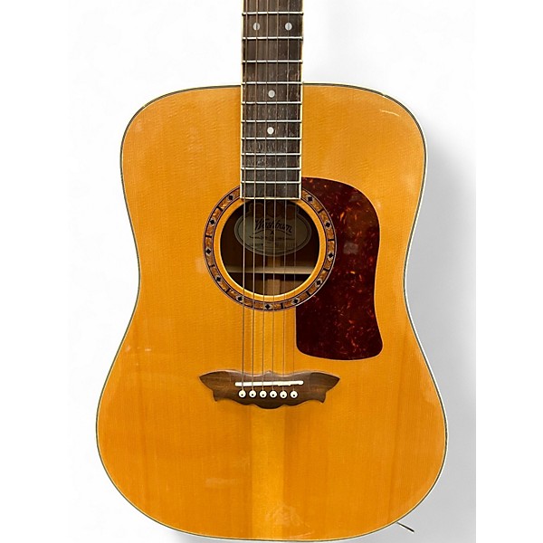 Used Washburn WD300SW Natural Acoustic Guitar