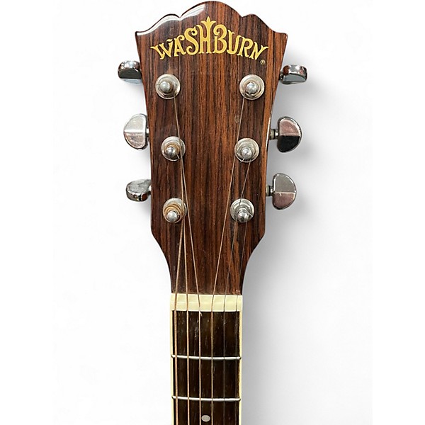 Used Washburn WD300SW Natural Acoustic Guitar