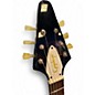 Used Epiphone Jimi Hendrix "Love Drops" Flying V Black and White Solid Body Electric Guitar
