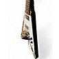 Used Epiphone Jimi Hendrix "Love Drops" Flying V Black and White Solid Body Electric Guitar