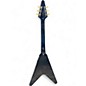 Used Epiphone Jimi Hendrix "Love Drops" Flying V Black and White Solid Body Electric Guitar
