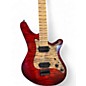 Used Hinnant Paradox red flame Solid Body Electric Guitar