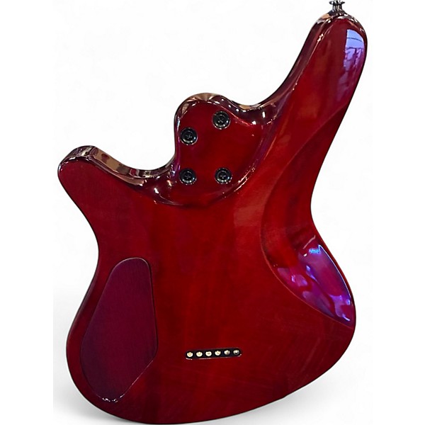 Used Hinnant Paradox red flame Solid Body Electric Guitar