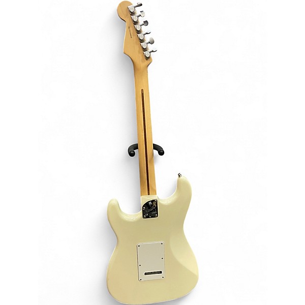 Used Fender Artist Series Jeff Beck Stratocaster Olympic White Solid Body Electric Guitar