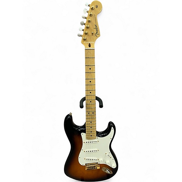 Used Fender 60th Anniversary Stratocaster 3 Tone Sunburst Solid Body Electric Guitar