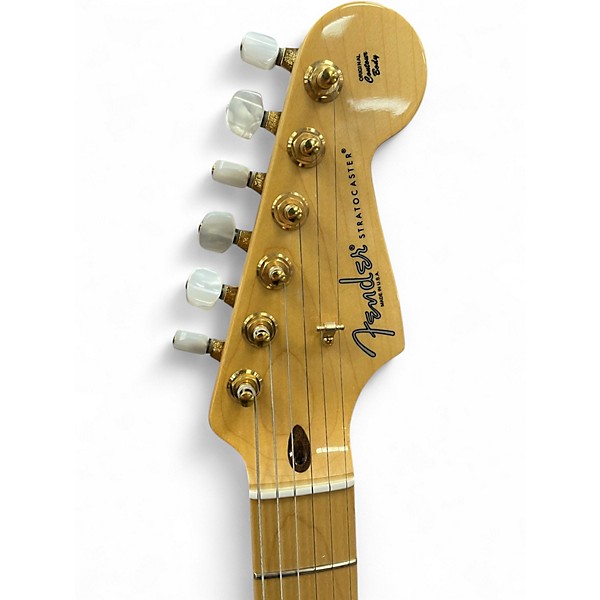 Used Fender 60th Anniversary Stratocaster 3 Tone Sunburst Solid Body Electric Guitar