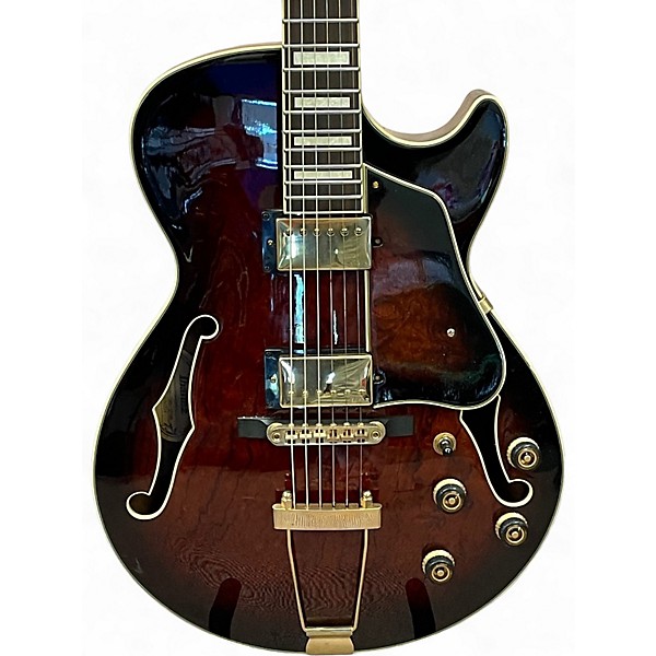 Used Ibanez AG95 Artcore Expressionist DARK BROWN SUNBURST Hollow Body Electric Guitar