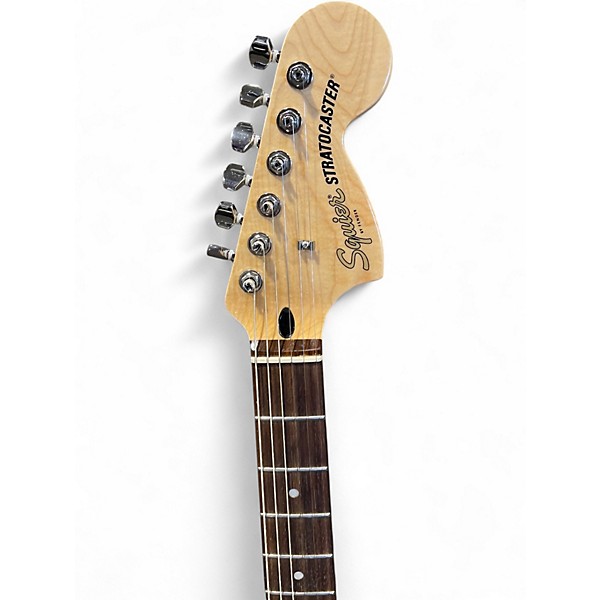 Used Squier Stratocaster Sunburst Solid Body Electric Guitar