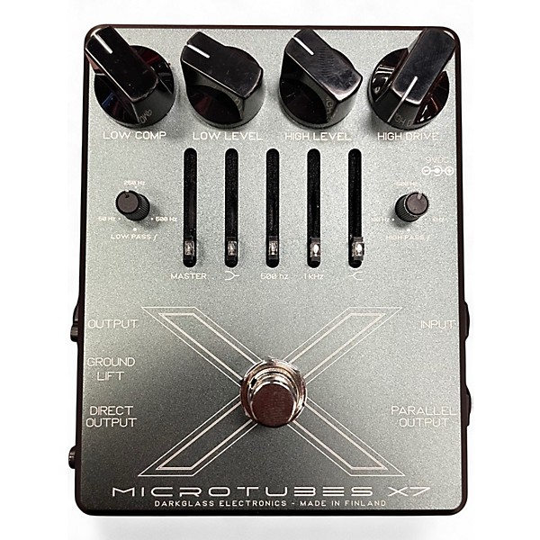 Used Darkglass Microtubes X7 Bass Effect Pedal