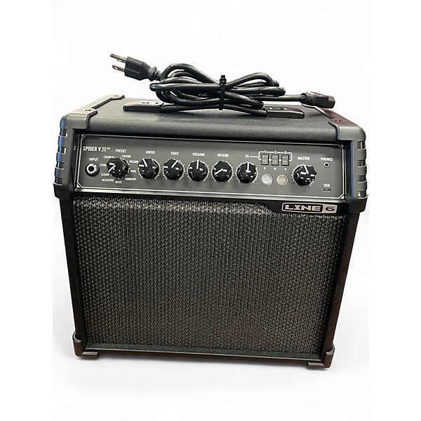 Used Line 6 Spider V 20 MkII 20w 1x8 Guitar Combo Amp