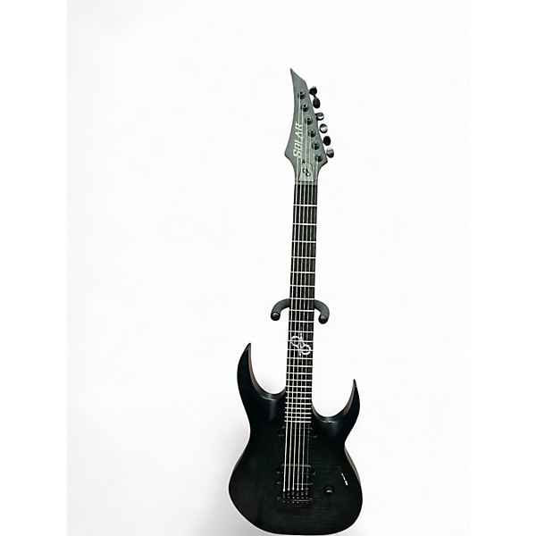 Used Solar Guitars AB2.6ET FBB Black Solid Body Electric Guitar