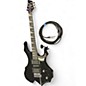 Used Glarry BURNING FIRE STYLE ELECTRIC GUITAR Black Solid Body Electric Guitar thumbnail