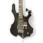 Used Glarry BURNING FIRE STYLE ELECTRIC GUITAR Black Solid Body Electric Guitar