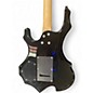 Used Glarry BURNING FIRE STYLE ELECTRIC GUITAR Black Solid Body Electric Guitar