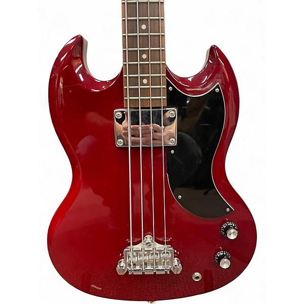 Used Epiphone SG EB-0 Cherry Electric Bass Guitar