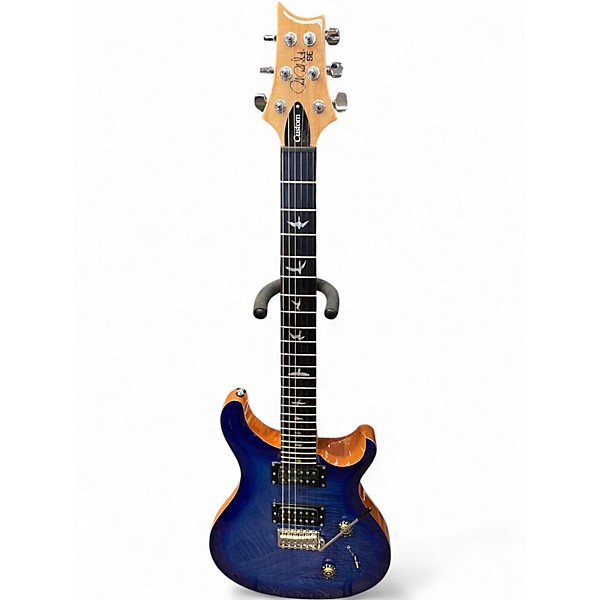 Used PRS SE Custom 24 Faded Blue Burst Solid Body Electric Guitar