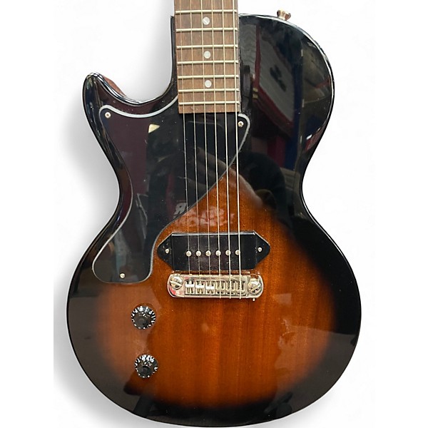 Used Epiphone Les Paul Junior Left Handed 2 Color Sunburst Electric Guitar