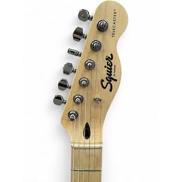 Used Squier Telecaster Yellow Solid Body Electric Guitar