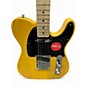 Used Squier Telecaster Yellow Solid Body Electric Guitar