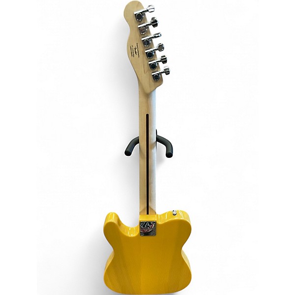 Used Squier Telecaster Yellow Solid Body Electric Guitar