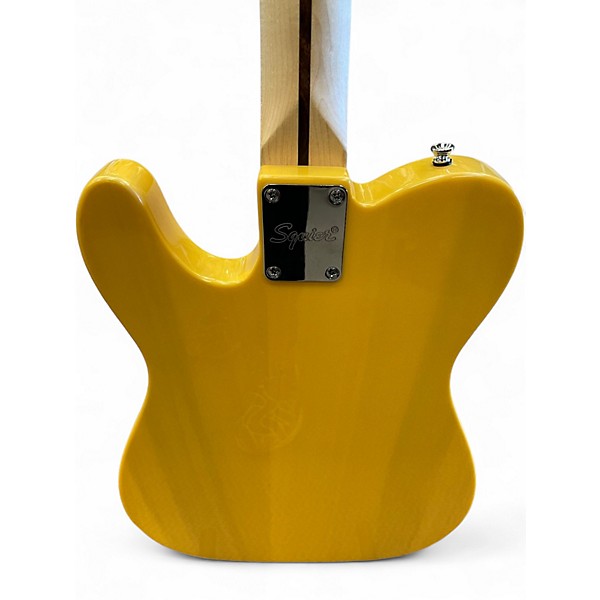 Used Squier Telecaster Yellow Solid Body Electric Guitar