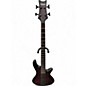 Used Schecter Guitar Research STILETTO STUDIO 4 STRING TRANSPARENT PURPLE BURST Electric Bass Guitar thumbnail