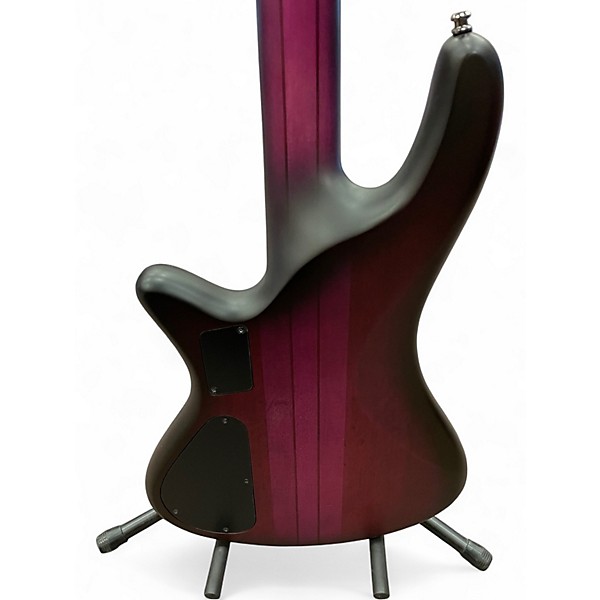 Used Schecter Guitar Research STILETTO STUDIO 4 STRING TRANSPARENT PURPLE BURST Electric Bass Guitar